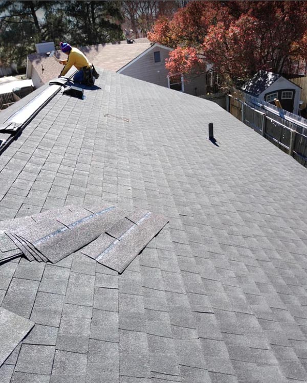 shingle replacement on roof